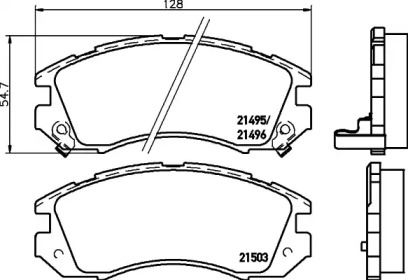 Гальмові колодки PAGID T0397