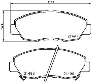 Гальмові колодки PAGID T3023