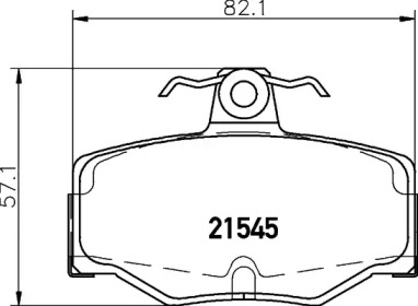 Гальмові колодки PAGID T5064