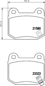 Гальмові колодки PAGID T1386