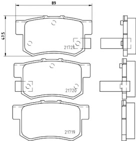 Гальмові колодки PAGID T3017