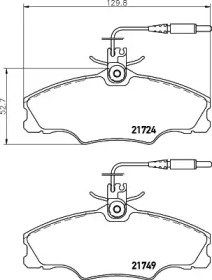 Гальмові колодки PAGID T5090