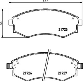 Гальмові колодки PAGID T3041