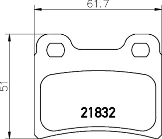 Тормозные колодки дискові PAGID T1123
