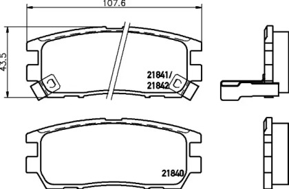 Гальмові колодки PAGID T3019