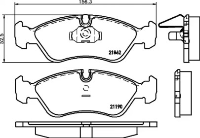 Гальмові колодки PAGID T1082