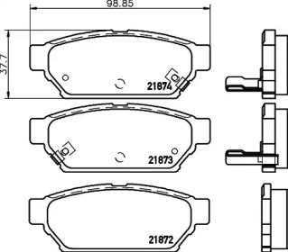 Гальмові колодки PAGID T3042