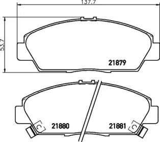 Гальмові колодки PAGID T3035