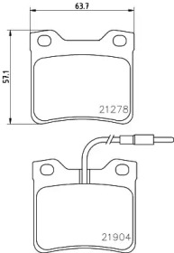 Гальмові колодки PAGID T1125