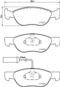 Гальмові колодки PAGID T1095