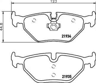 Гальмові колодки PAGID T1178