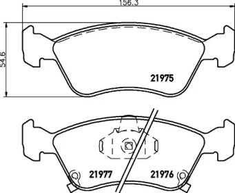 Гальмові колодки PAGID T3089
