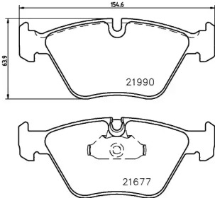 Гальмові колодки PAGID T1387