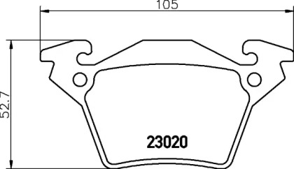 Гальмові колодки PAGID T1169