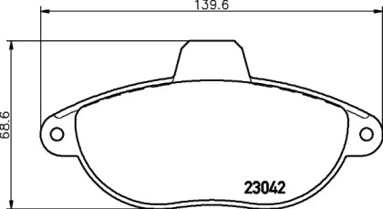 Тормозные колодки дискові PAGID T9054