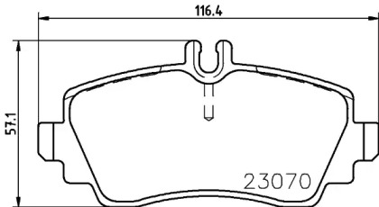 Гальмові колодки PAGID T5110