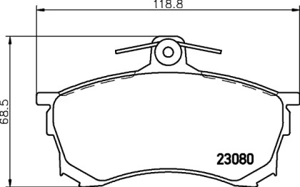Гальмові колодки PAGID T3039