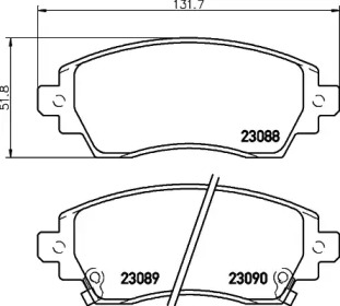 Гальмові колодки PAGID T3102
