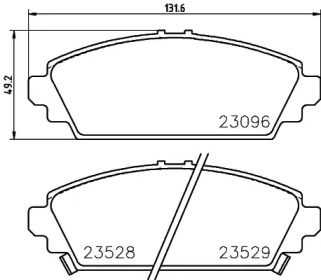 Гальмові колодки PAGID T3122
