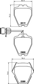 Гальмові колодки PAGID T1183