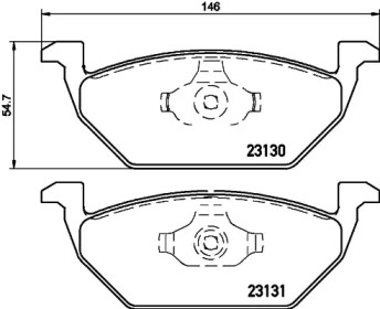 Гальмові колодки PAGID T1165