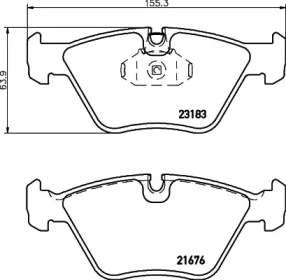 Гальмові колодки PAGID T1202