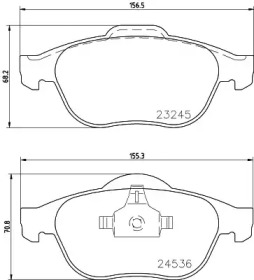 Гальмові колодки PAGID T1213