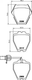 Гальмові колодки PAGID T1205