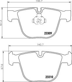 Комплект тормозных колодок PAGID T1293