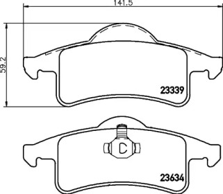 Гальмові колодки PAGID T1297