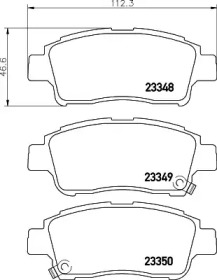 Гальмові колодки PAGID T3098