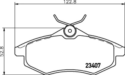 Тормозные колодки дискові PAGID T1324