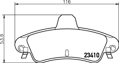 Гальмові колодки PAGID T1536