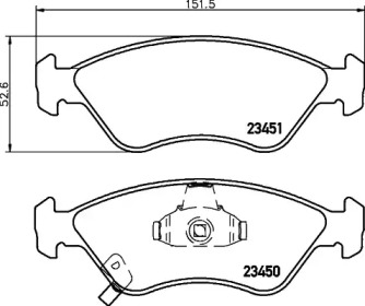 Гальмові колодки PAGID T1301