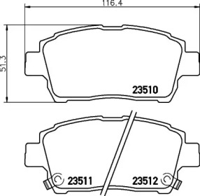Гальмові колодки PAGID T3099