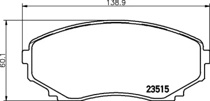Гальмові колодки PAGID T1271
