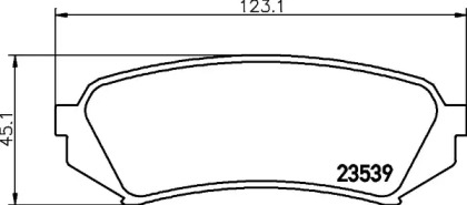 Гальмові колодки PAGID T1243
