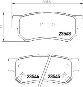Гальмові колодки PAGID T1305