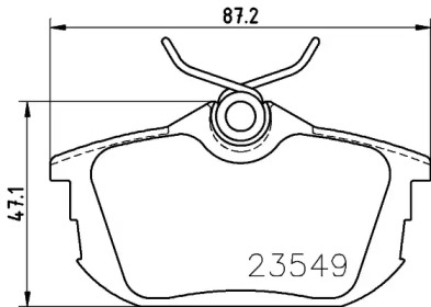 Гальмові колодки PAGID T5100
