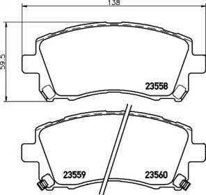 Гальмові колодки PAGID T3125