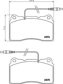 Гальмові колодки PAGID T5146