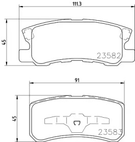 Гальмові колодки PAGID T1276
