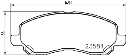 Гальмові колодки PAGID T1274