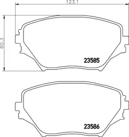 Гальмові колодки PAGID T1281