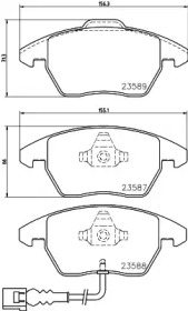 Гальмові колодки PAGID T1376
