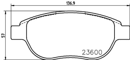Гальмові колодки PAGID T5167