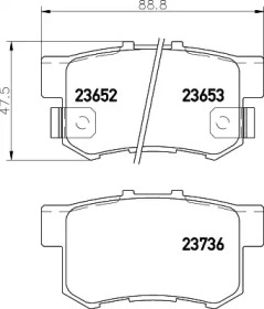 Гальмові колодки PAGID T1263