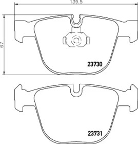 Гальмові колодки PAGID T1389