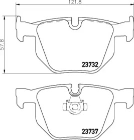 Гальмові колодки PAGID T1366