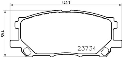 Гальмові колодки PAGID T1316